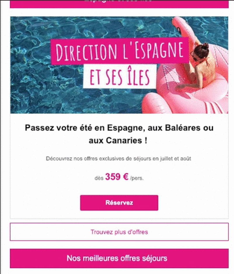 CTA email fin ligne de flottaison