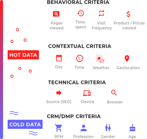 Types of customer segmentation data