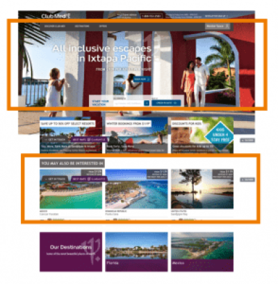 Personnalisation site clubmed