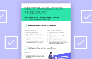 checklist personnalisation