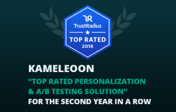 kameleoon-top-rated-personalization-a-b-testing-solution-trustradius