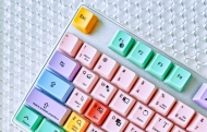 Multi-colored custom keyboard